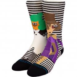 Socken Stance Willy Wonka Oompa Loompa black/white 