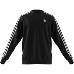 Adidas 3 Stripes Crew Sweatshirt Pullover schwarz 