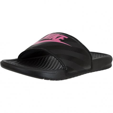 ☆ Nike Damen Badelatschen Benassi Just Do It schwarz/pink - hier bestellen!