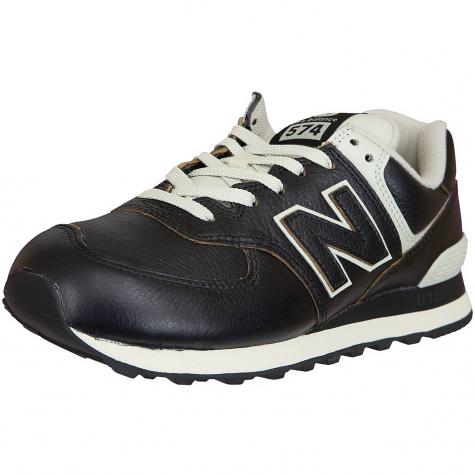 ☆ New Balance Sneaker 574 Leder/Synthetik schwarz - hier bestellen!