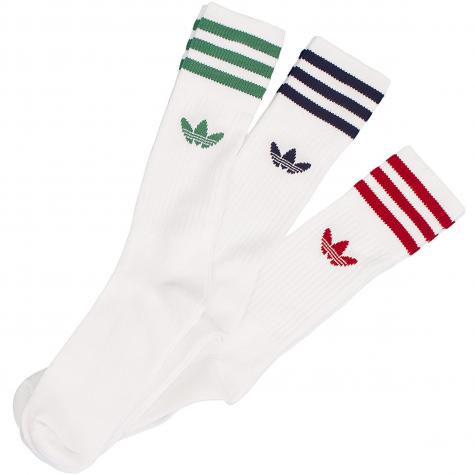 ☆ Adidas Socken Solid Crew Stock weiß/multi - hier bestellen!