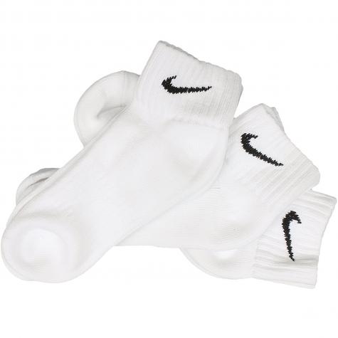 ☆ Nike Socken Cushion Quarter (3er Pack) weiß/schwarz - hier bestellen!
