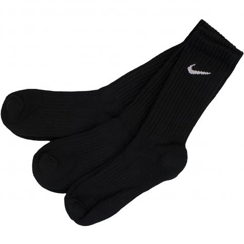 Nike Socken Value Cotton Crew (3er Pack) schwarz/weiß 