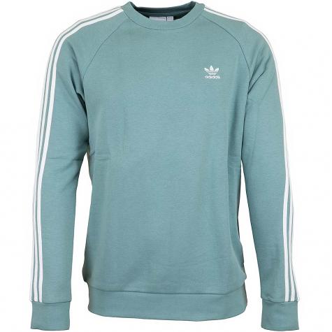 ☆ Adidas Originals Sweatshirt 3-Stripes mintgrün/weiß - hier bestellen!