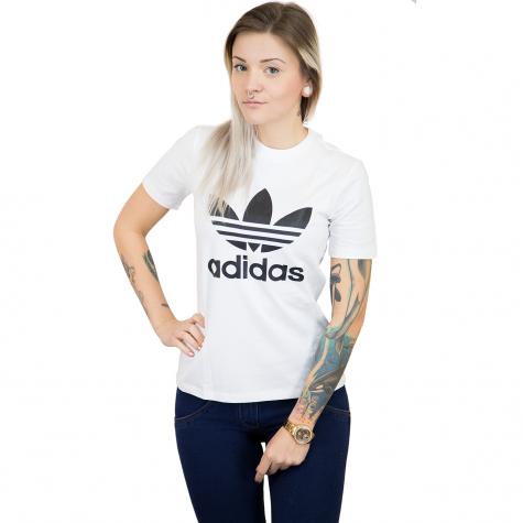 ☆ Adidas Originals Damen T-Shirt Trefoil weiß/schwarz - hier bestellen!