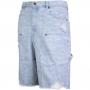 Shorts Kani OG Heavy Distressed Wavy Print Carpenter bleach blue