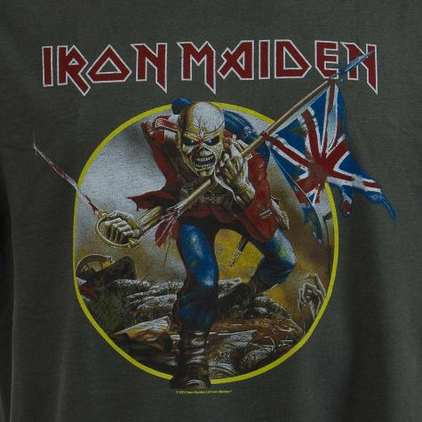 Amplified T-Shirt Iron Maiden Trooper dunkelgrau 