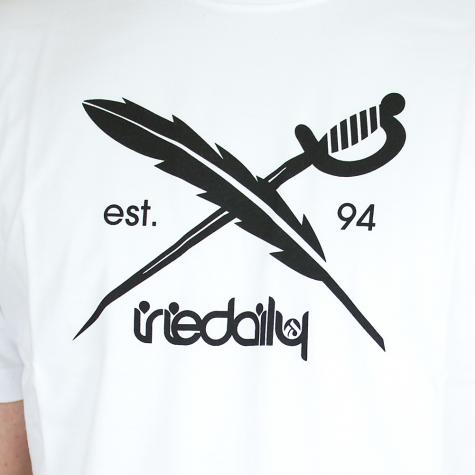 Iriedaily T-Shirt Daily Flag weiß 