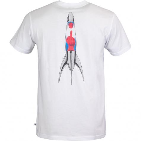 T-Shirt Iriedaily Rocketlamp weiß 