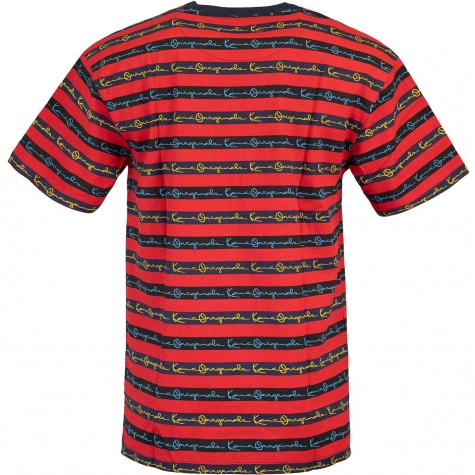 Kani Originals Stripe T-Shirt rot 