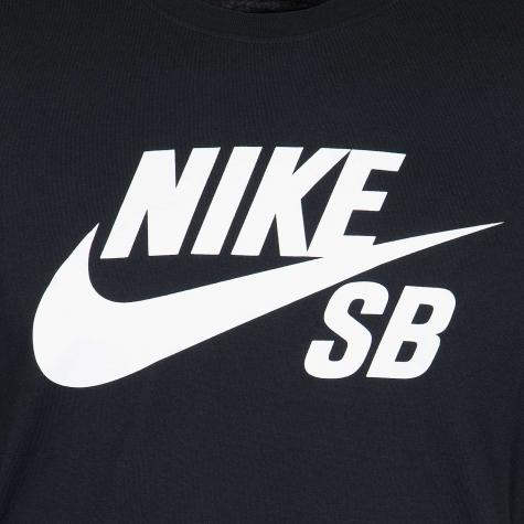 ☆ Nike T-Shirt SB Logo schwarz/weiß - hier bestellen!