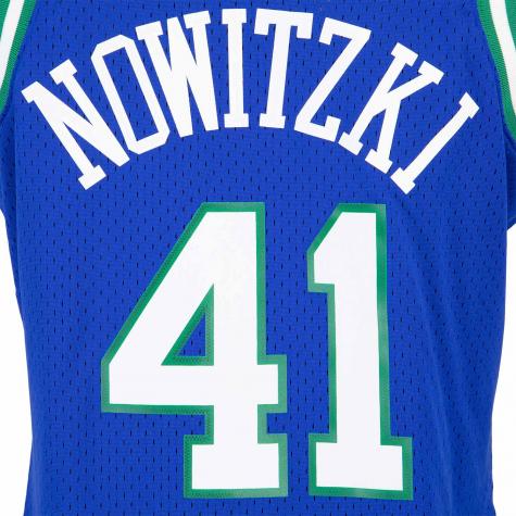 Trikot Mitchell & Ness NBA Swingman Dirk Nowitzki Dallas Mavericks 98/99 blue 