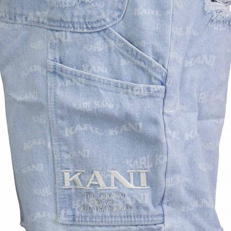 Shorts Kani OG Heavy Distressed Wavy Print Carpenter bleach blue 