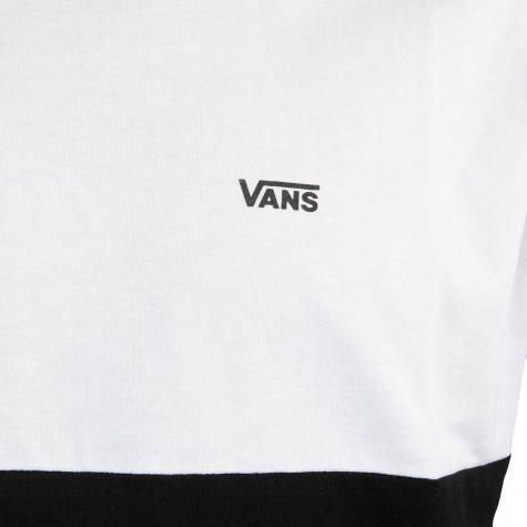 T-Shirt Vans Colorblock white/black 