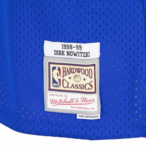 Trikot Mitchell & Ness NBA Swingman Dirk Nowitzki Dallas Mavericks 98/99 blue 