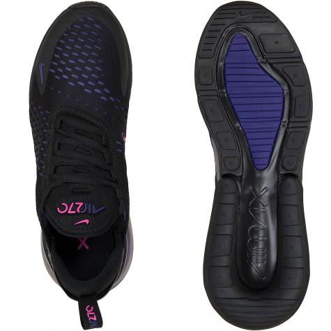 ☆ Nike Damen Sneaker Air Max 270 schwarz/lila/türkis