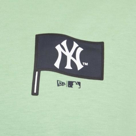 T-Shirt New Era MLB Burger New York Yankees Oversized green 