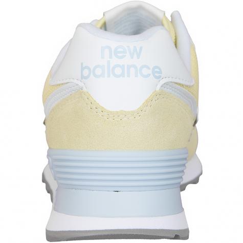 ☆ New Balance Damen Sneaker 574 Wildleder/Mesh gelb - hier bestellen!