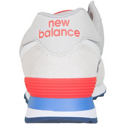 ☆ New Balance Sneaker 574 Leder/Textil beige/blau/rot - hier bestellen!