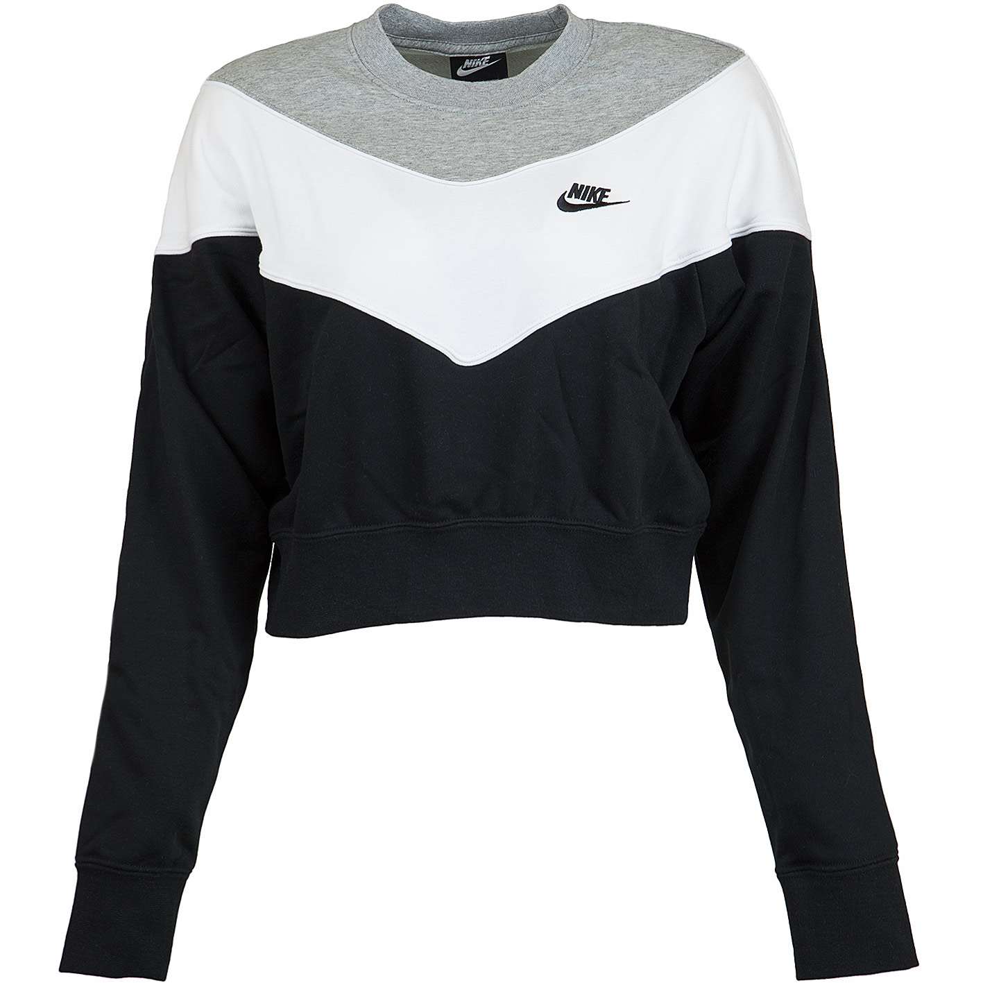 ☆ Nike Damen Sweatshirt Heritage schwarz/weiß/grau - hier bestellen!