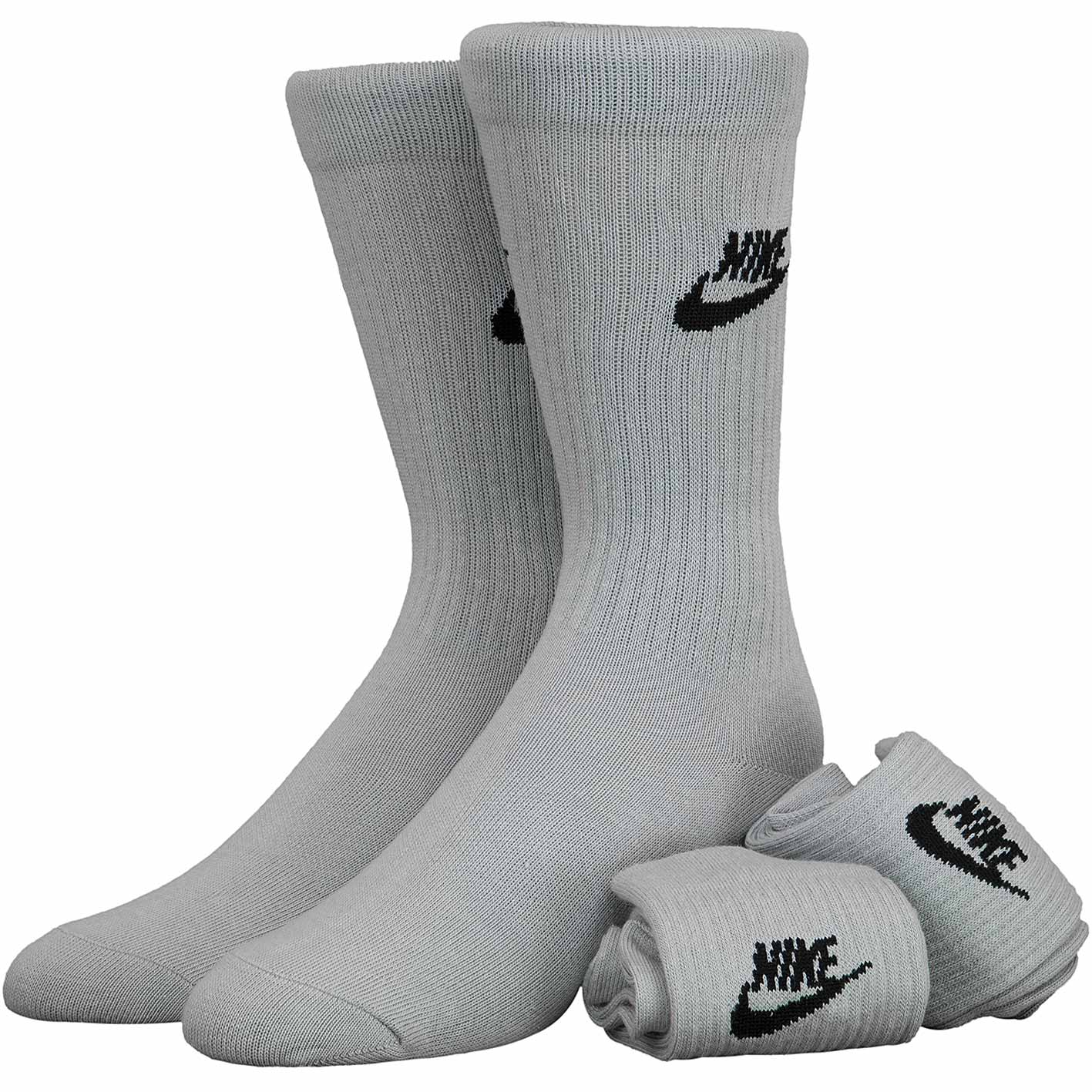 ☆ Nike Socken Essential Crew 3er grau - hier bestellen!