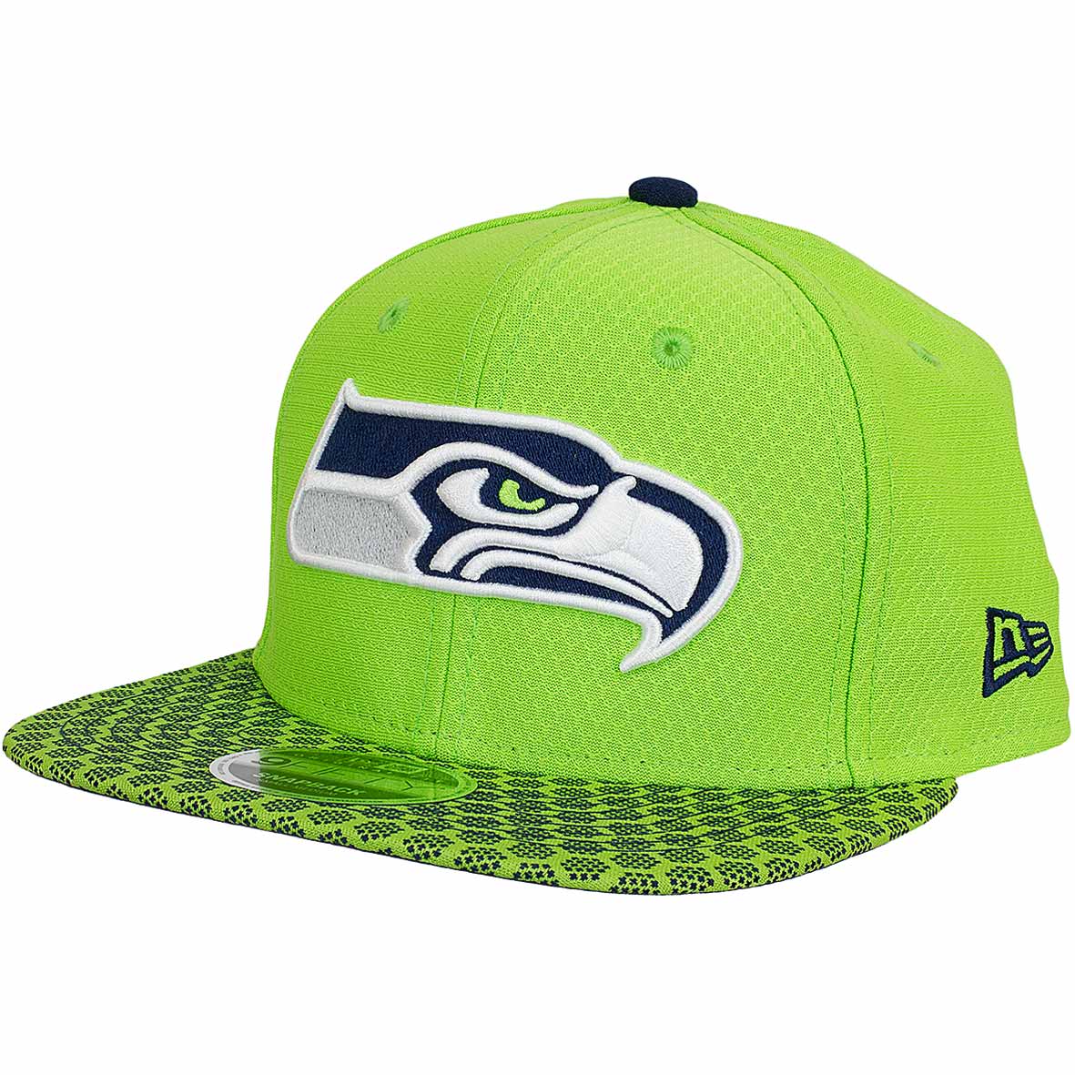 ☆ New Era 9Fifty Snapback Cap OnField NFL17 Seattle Seahawks  grün/dunkelblau - hier bestellen!