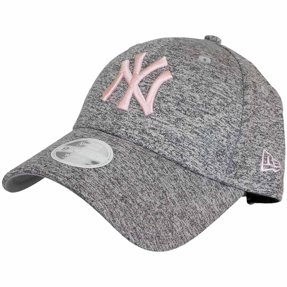 ☆ New Era 9Forty Damen Snapback Cap Tech Jersey NY Yankees grau/pink - hier  bestellen!