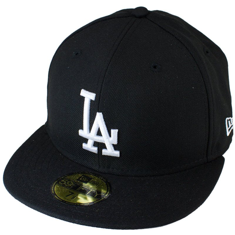 ☆ New Era 59Fifty Cap MLB Basic LA Dodgers schwarz/weiß - hier bestellen!