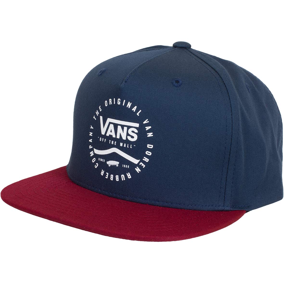 ☆ Vans Snapback Cap Side Stripe dunkelblau/rot - hier bestellen!