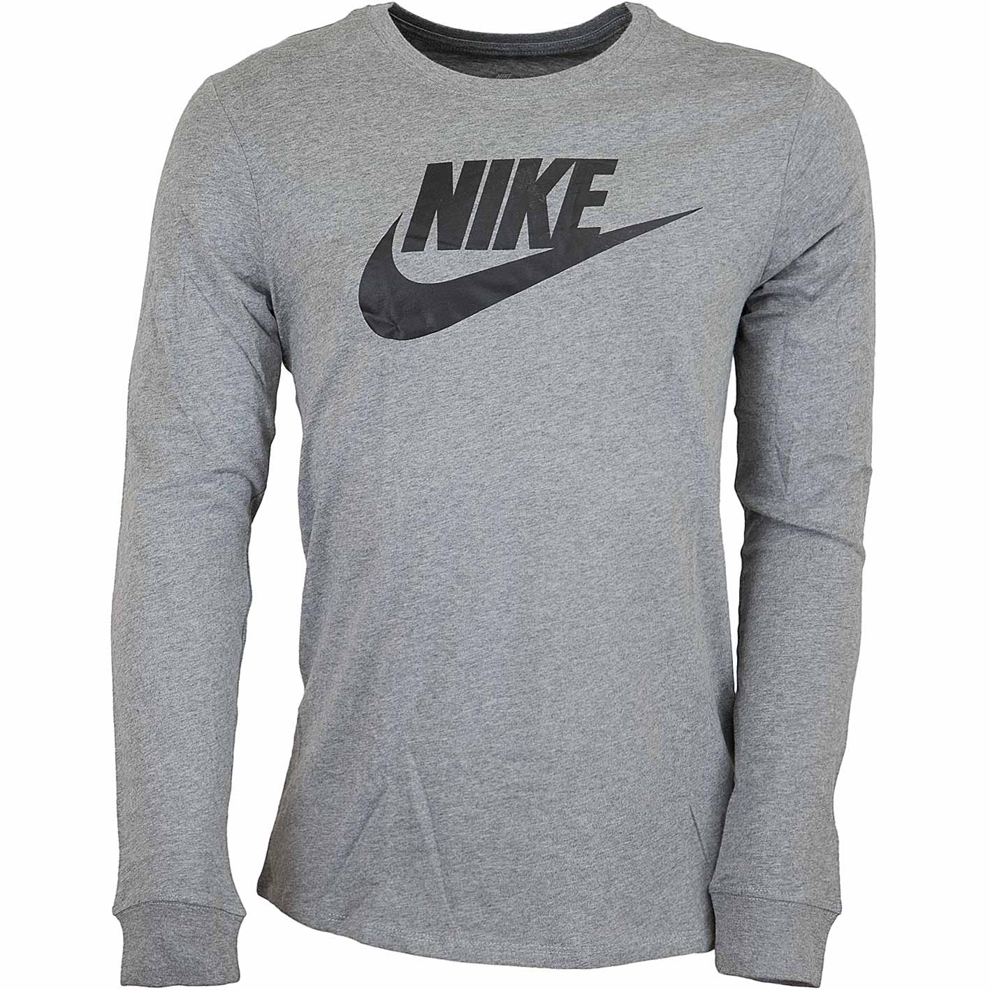☆ Nike Longshirt Futura Icon grau/schwarz - hier bestellen!