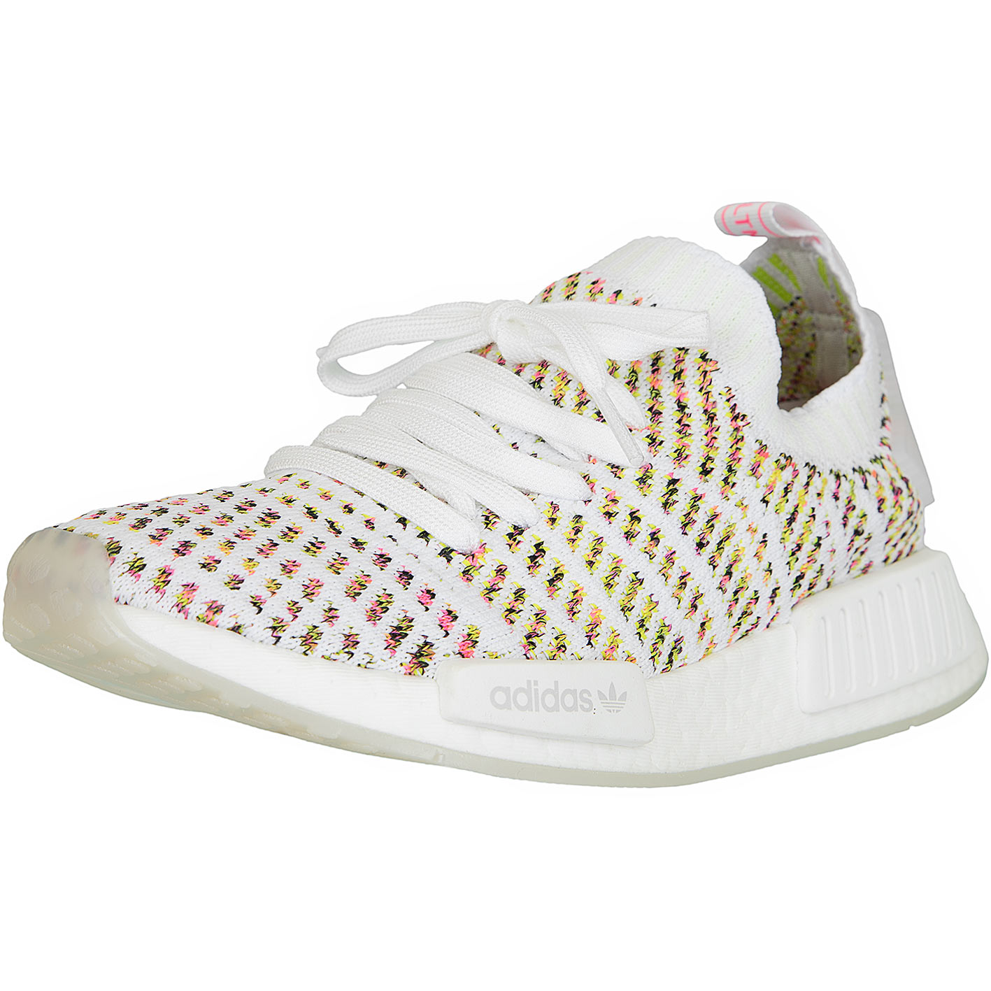 ☆ Adidas Originals Damen Sneaker NMD R1 STLT Primeknit weiß/gelb/pink -  hier bestellen!