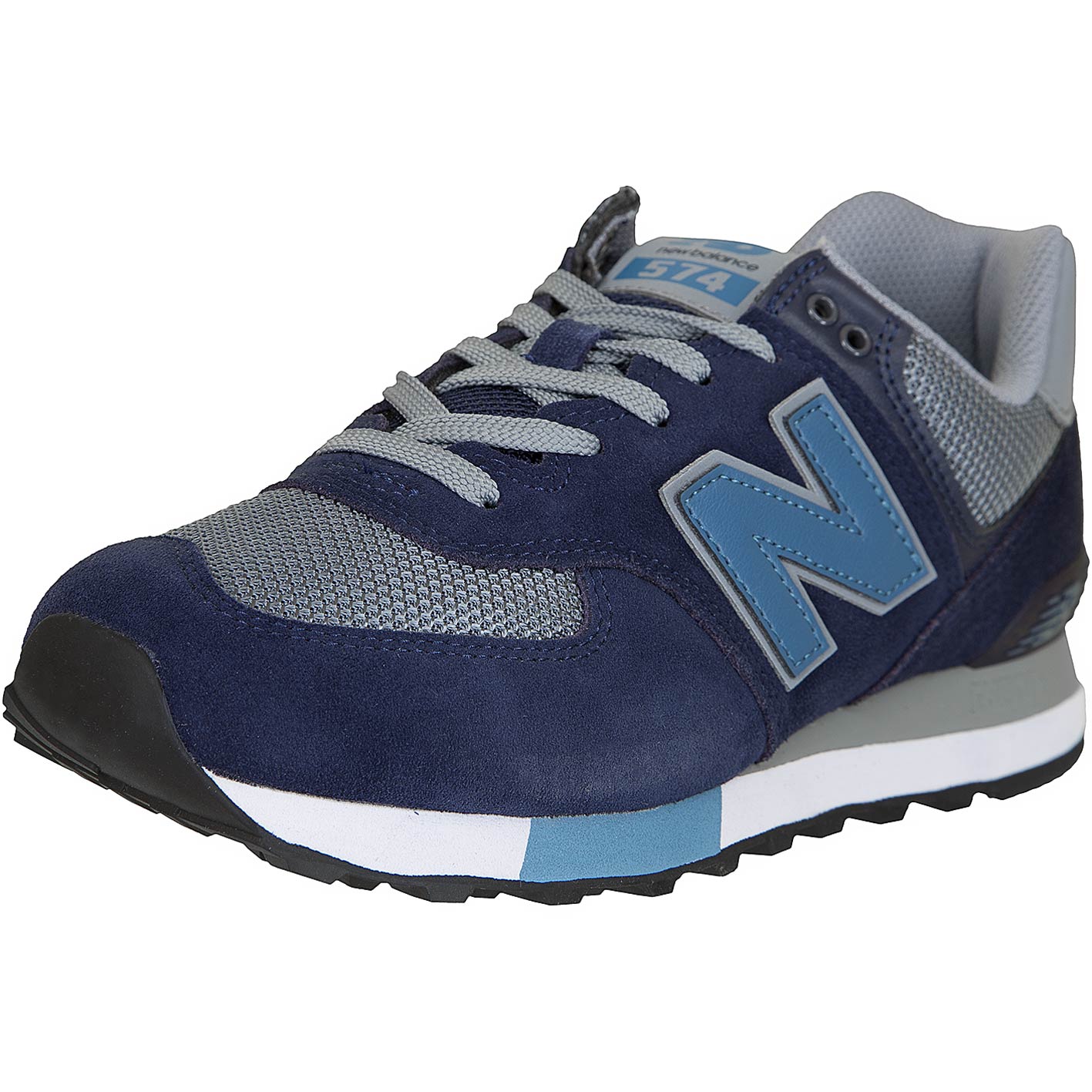 ☆ New Balance Sneaker 574 PU Wildleder/Textil blau/grau - hier bestellen!