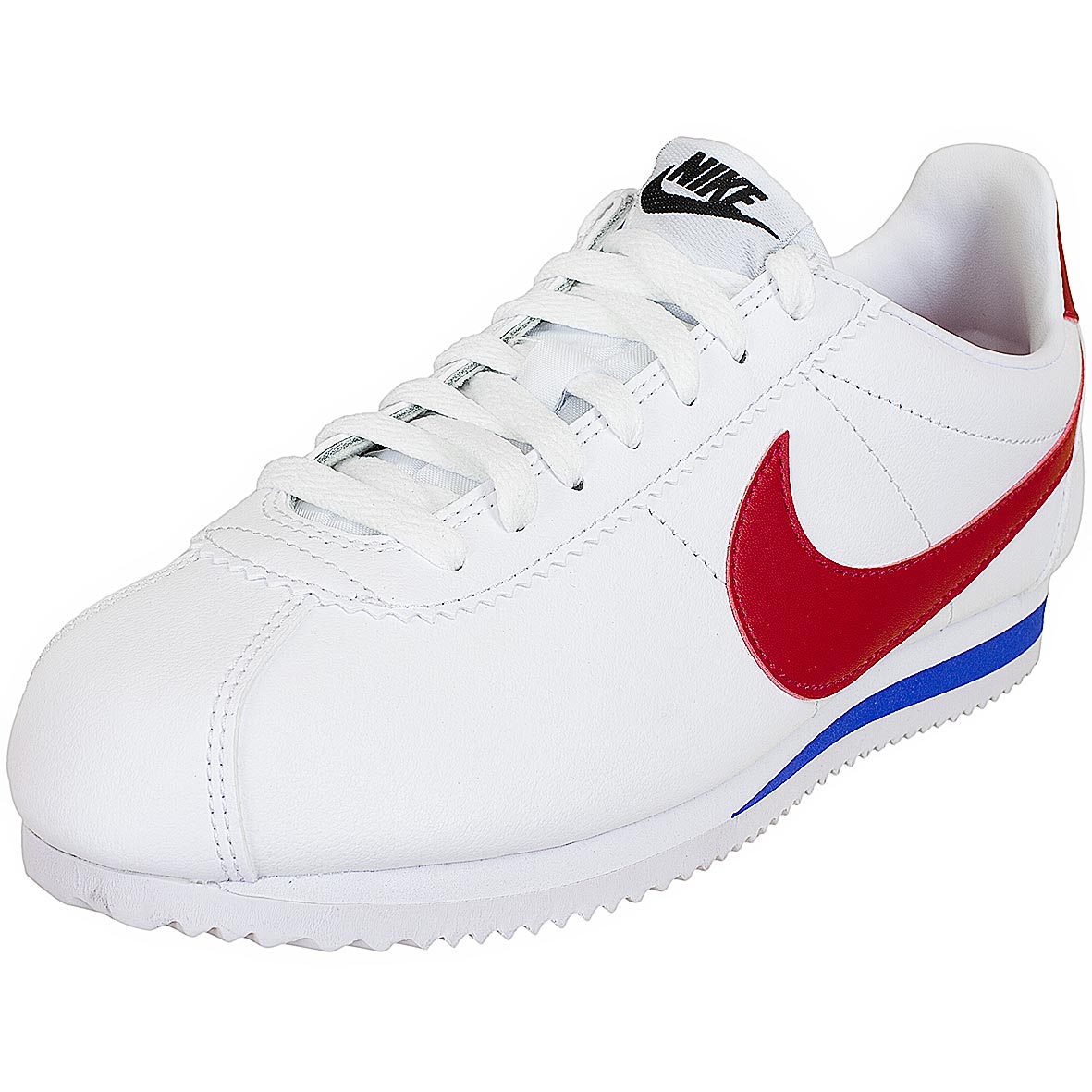 ☆ Nike Damen Sneaker Classic Cortez Leather weiß/rot - hier bestellen!