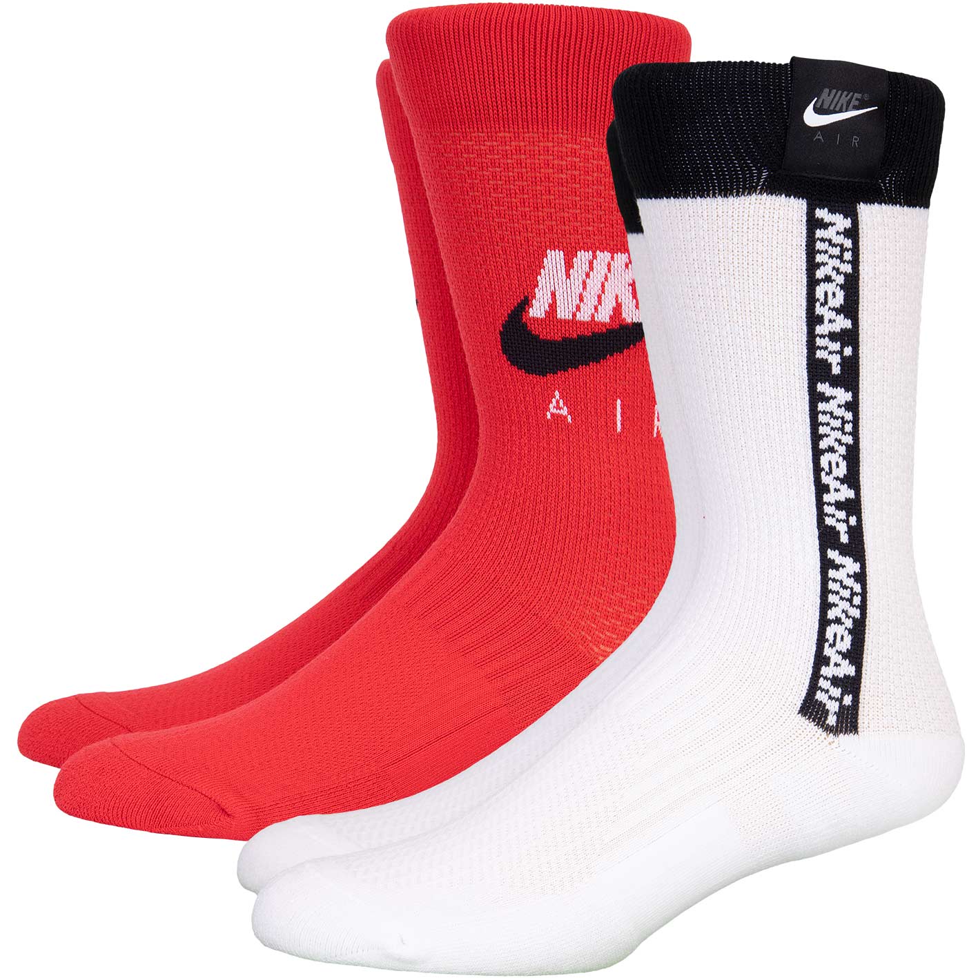 ☆ Nike Air Crew Socken 2er Pack rot/weiß - hier bestellen!