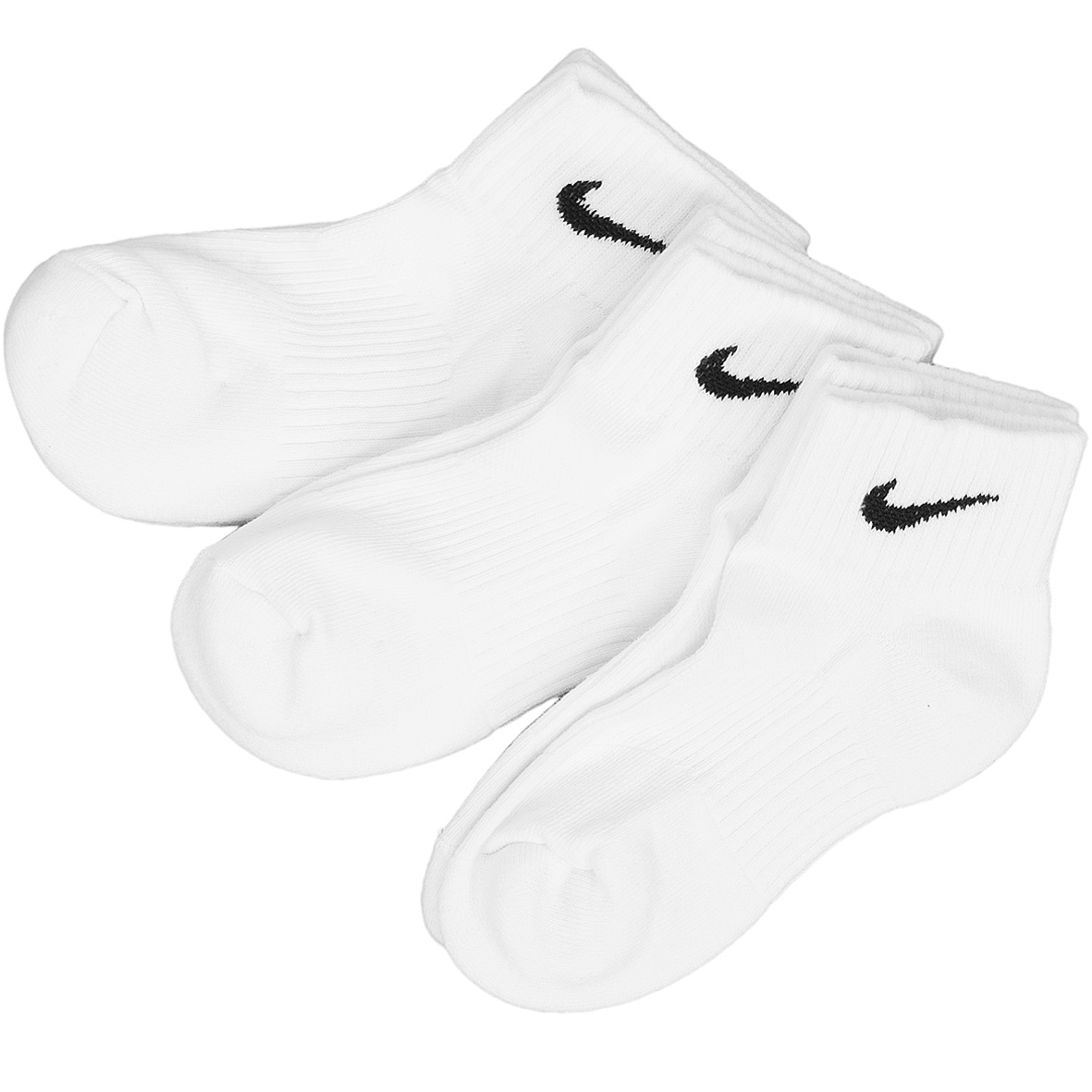 ☆ Nike Socken Cotton Cushion Quarter 3er weiß/schwarz - hier bestellen!