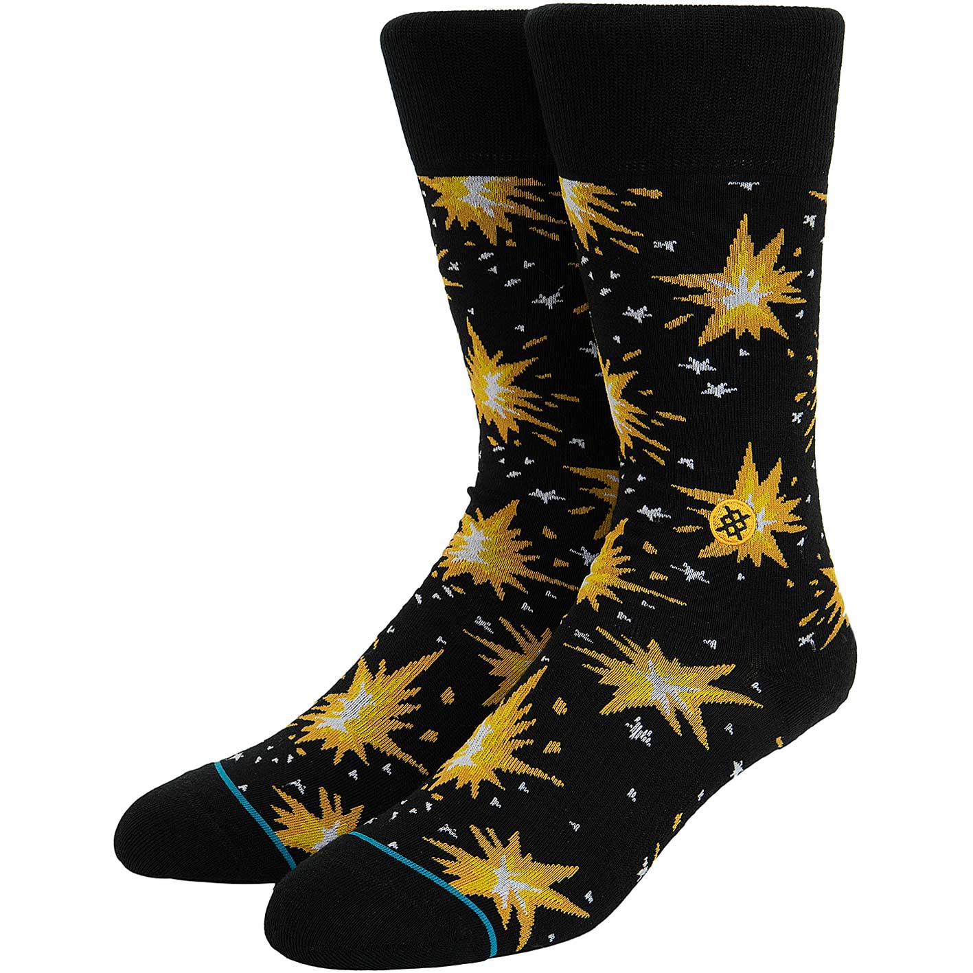 ☆ Stance Socken Firecracker schwarz/gelb - hier bestellen!