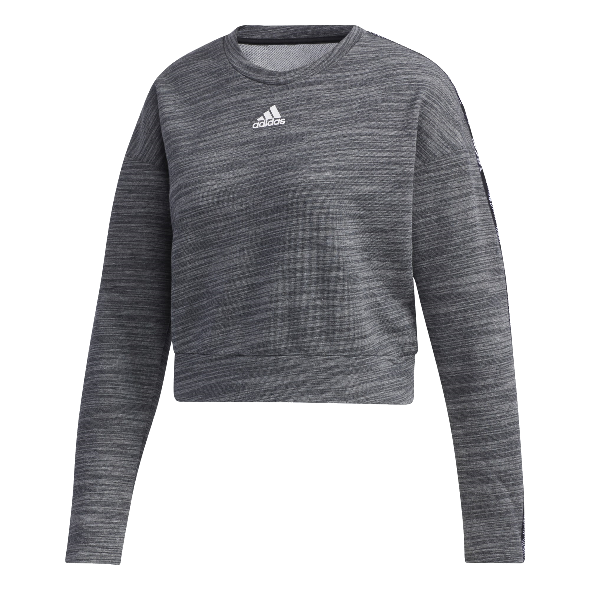 ☆ Adidas Essential Tape Damen Cropped Sweatshirt Pullover grau - hier  bestellen!