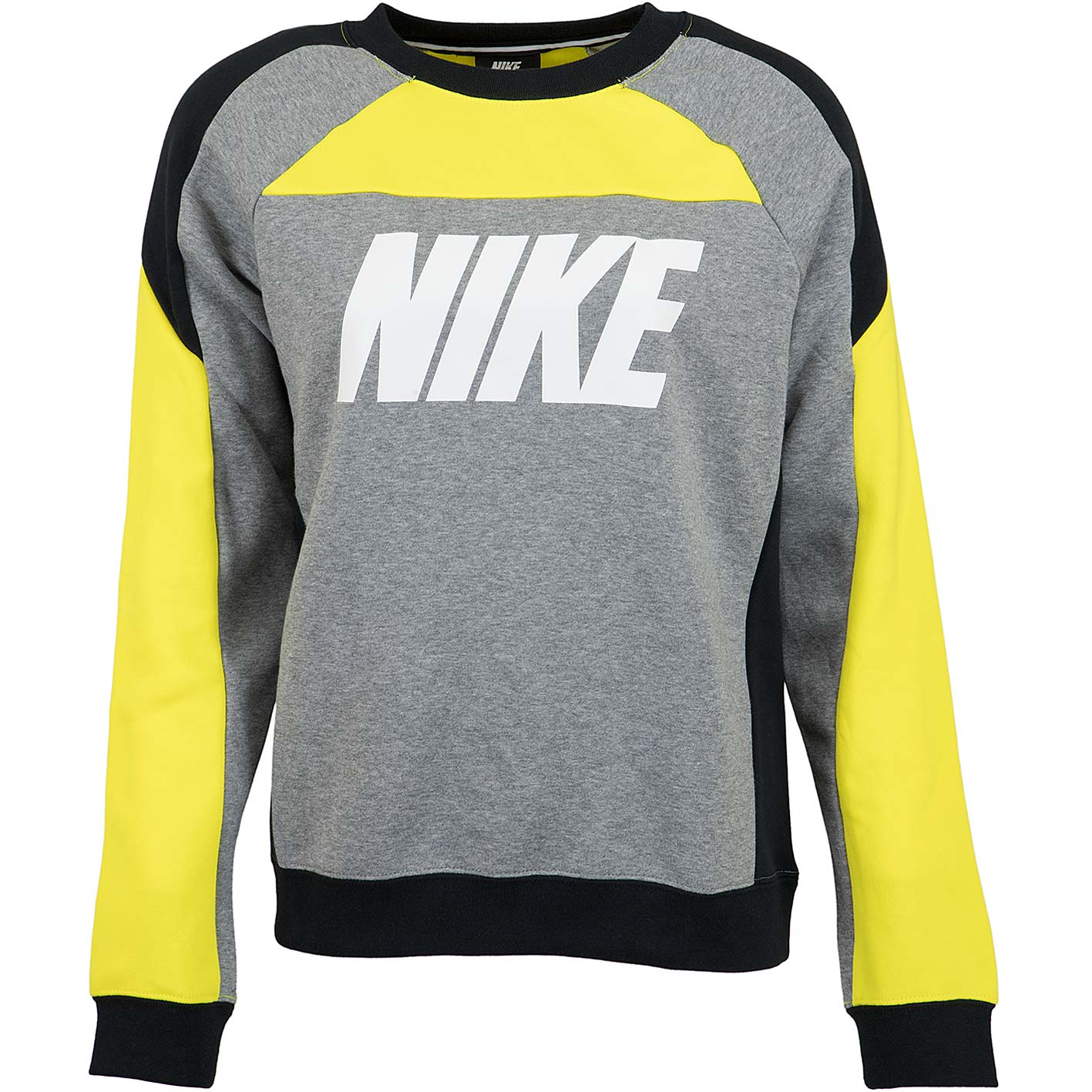 ☆ Nike Damen Sweatshirt CB Fleece gelb/grau - hier bestellen!