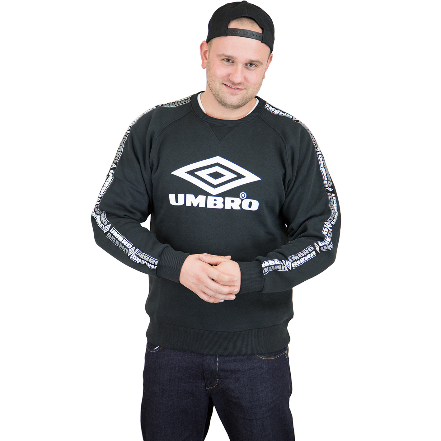 ☆ Umbro Sweatshirt Taped schwarz - hier bestellen!