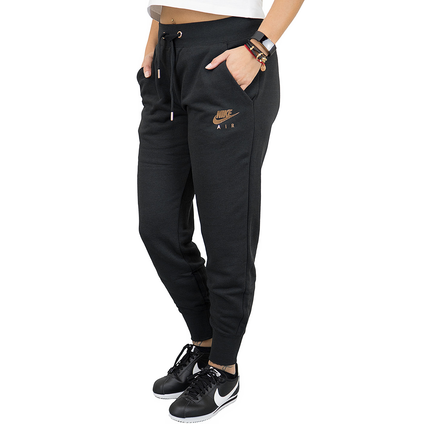 ☆ Nike Damen Sweatpants Air Reg Fleece schwarz - hier bestellen!