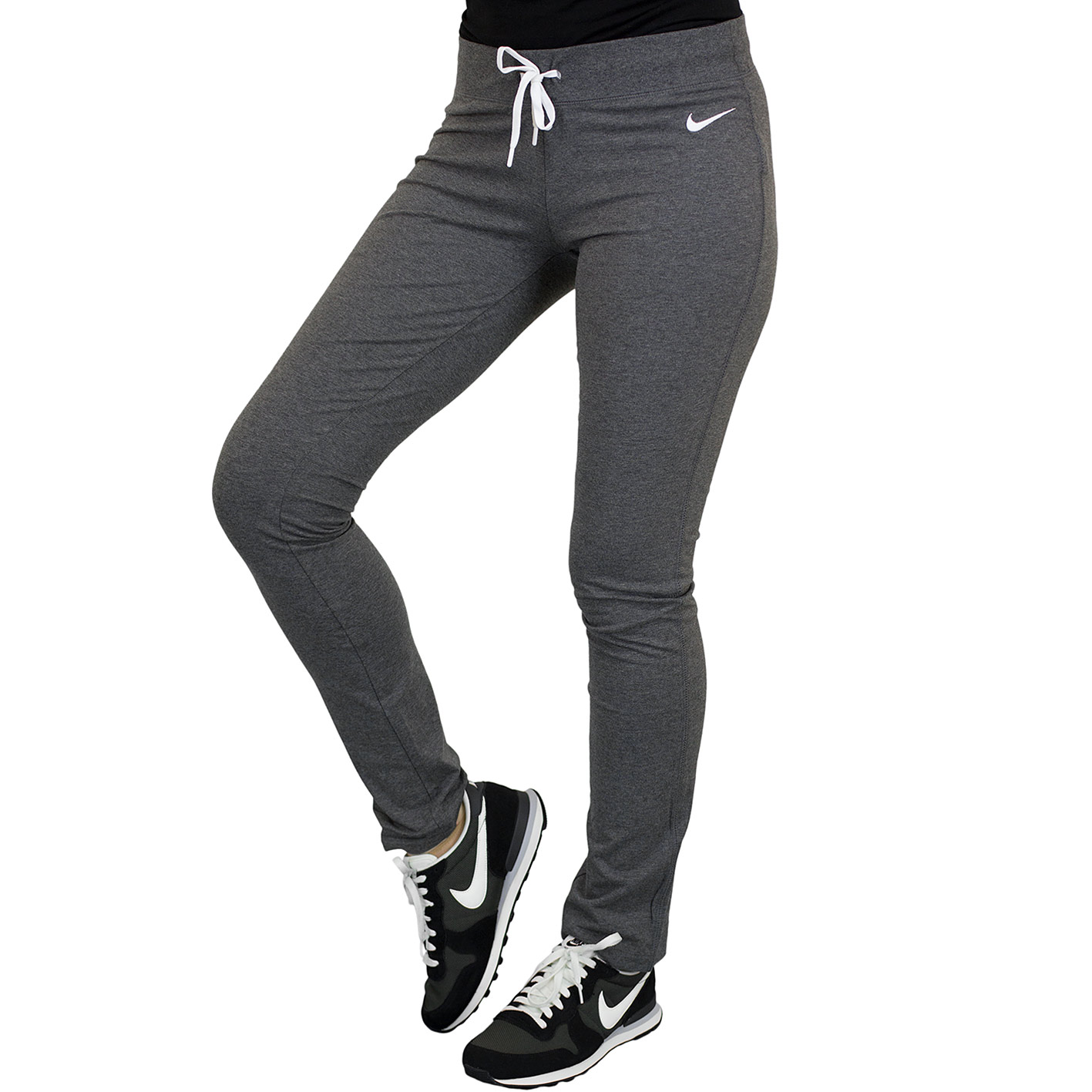 ☆ Nike Damen Sweatpants OH Jersey dunkelgrau/weiß - hier bestellen!