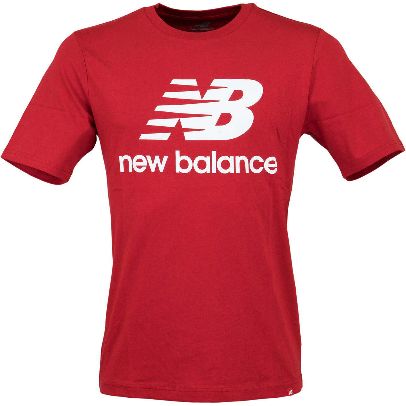 ☆ New Balance T-Shirt Essentials Stacked rot/weiß - hier bestellen!