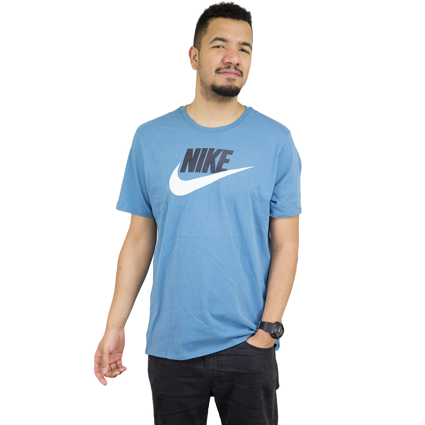 ☆ Nike T-Shirt Futura Icon hellblau/weiß - hier bestellen!