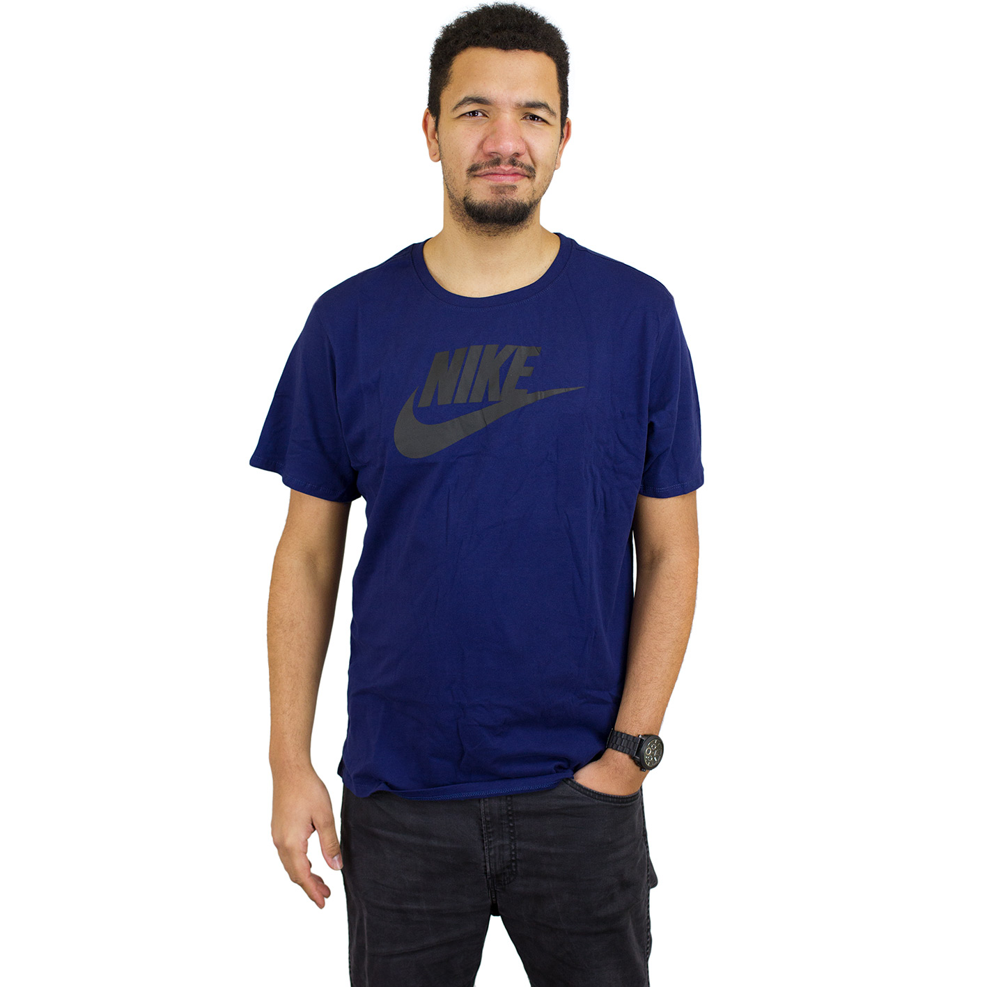☆ Nike T-Shirt Futura Icon blau/schwarz - hier bestellen!