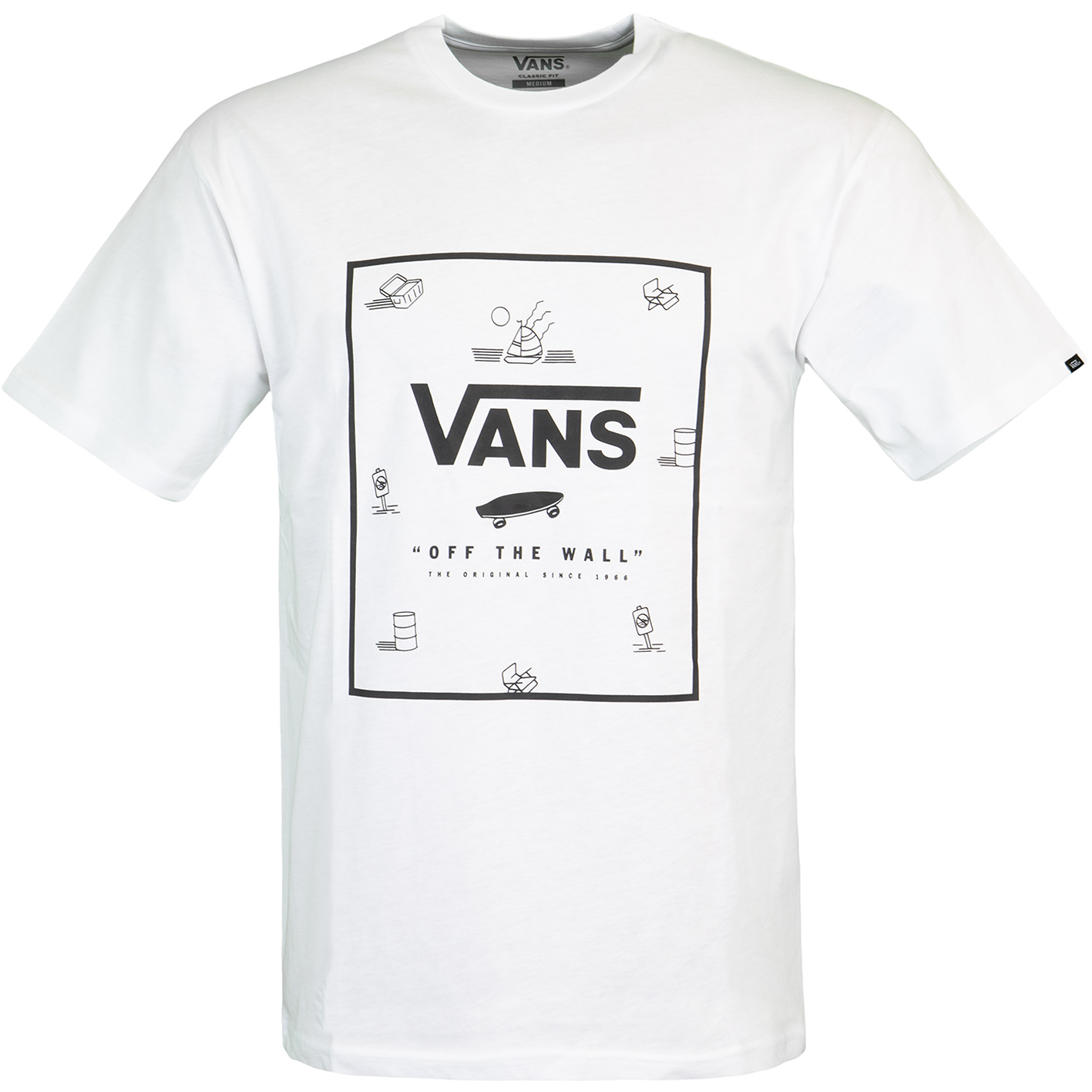 ☆ Vans Classic Print Box Herren T-Shirt weiß - hier bestellen!
