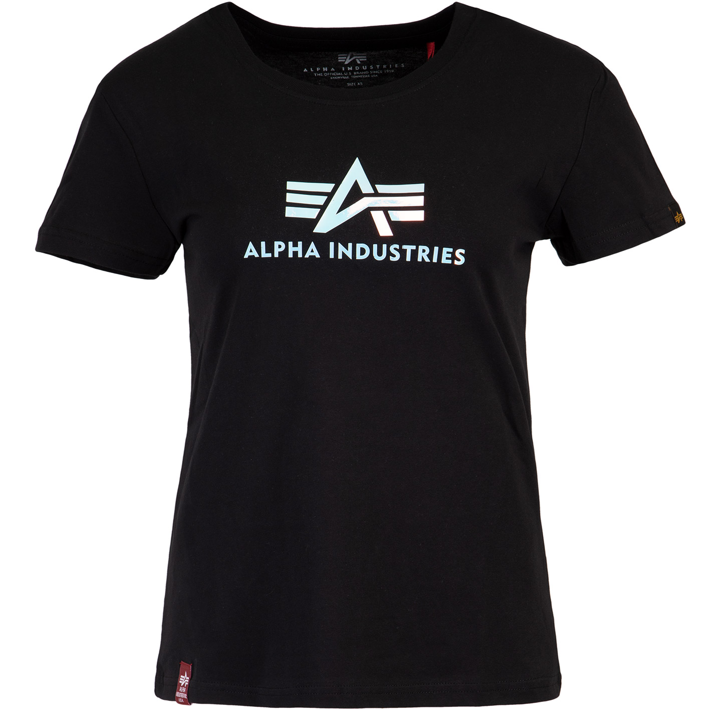 ☆ Alpha Industries Rainbow Damen T-Shirt schwarz - hier bestellen!