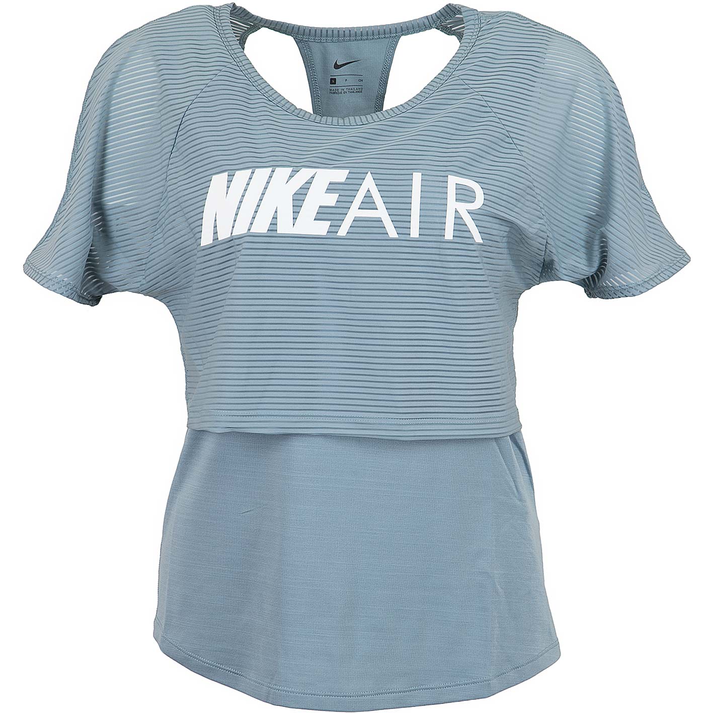 ☆ Nike Damen Laufshirt Air GX grau/weiß - hier bestellen!