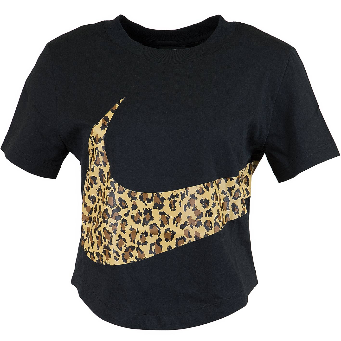 ☆ Nike Damen T-Shirt Crop Animal schwarz - hier bestellen!