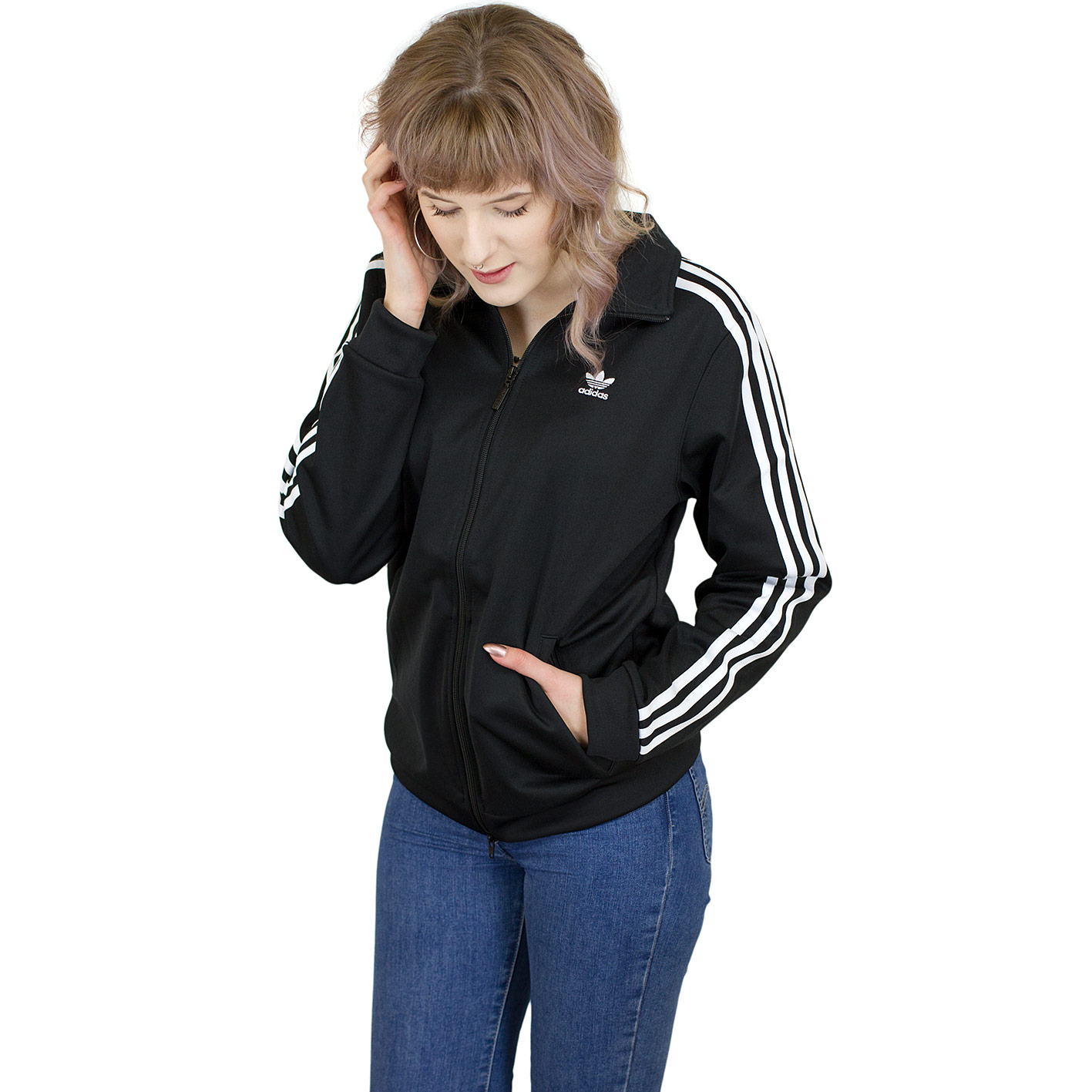 ☆ Adidas Originals Damen Trainingsjacke Contempt BB schwarz/weiß - hier  bestellen!