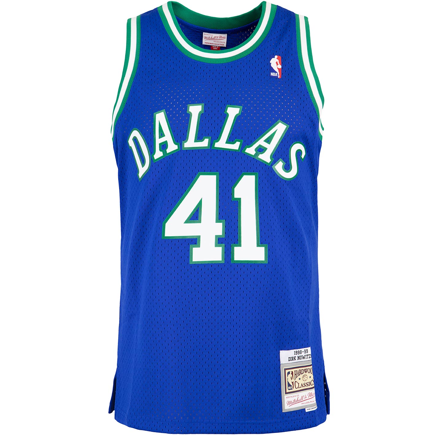 ☆ Mitchell & Ness NBA Swingman Dirk Nowitzki Dallas Mavericks 98/99 Trikot  blau - hier bestellen!